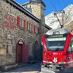 Bernina Express Il Cuore Di Lara E Stefy Right In Front Of The Train Station, With Garden And Free Parking